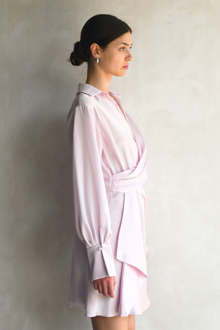 Talit Draped Front  Mini Dress