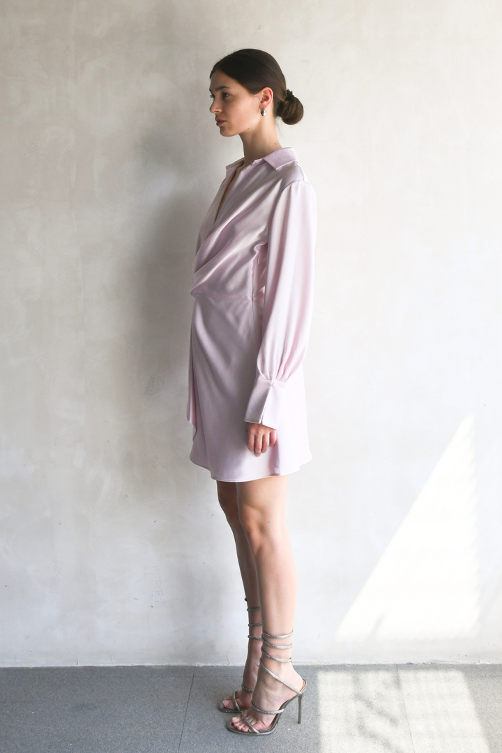 Talit Draped Front  Mini Dress