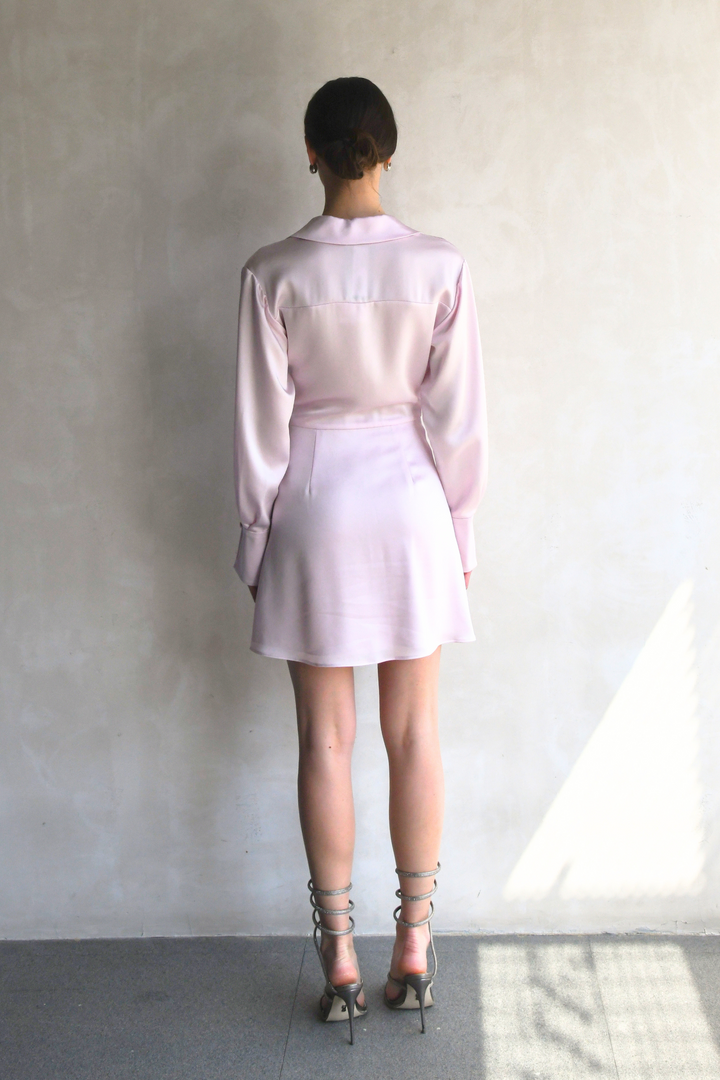 Talit Draped Front  Mini Dress