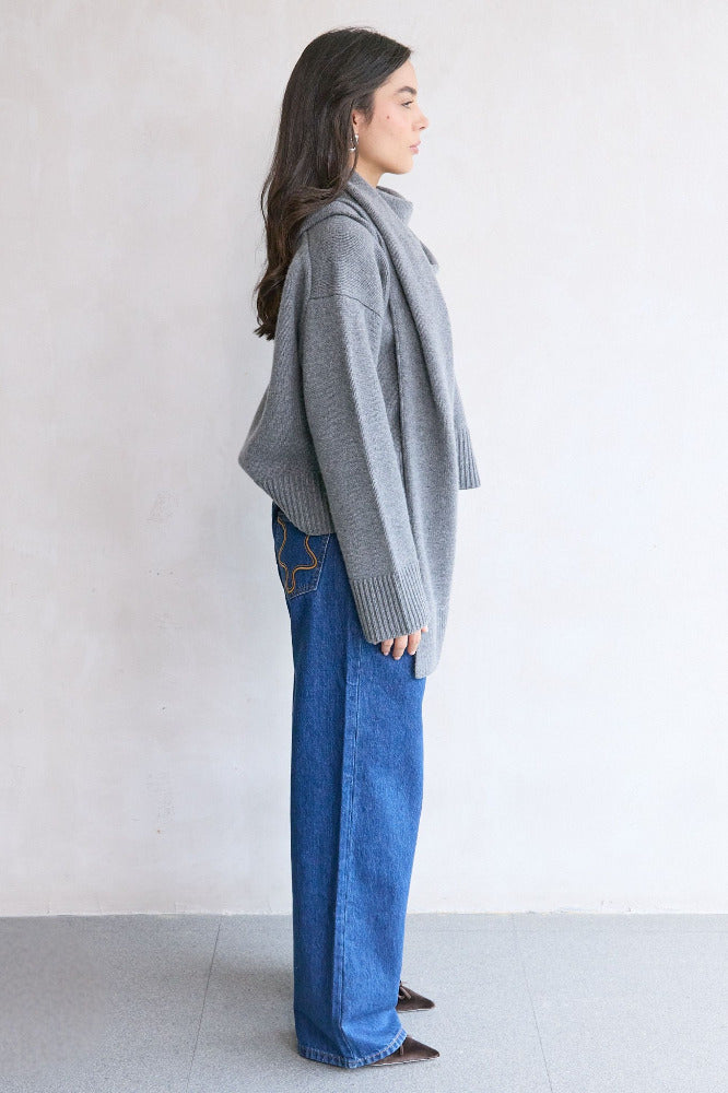 Elson Scarf Sweater