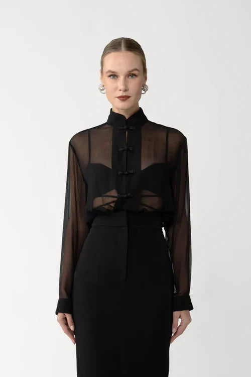 Niki Crepe Skirt & Fallon Silk Set