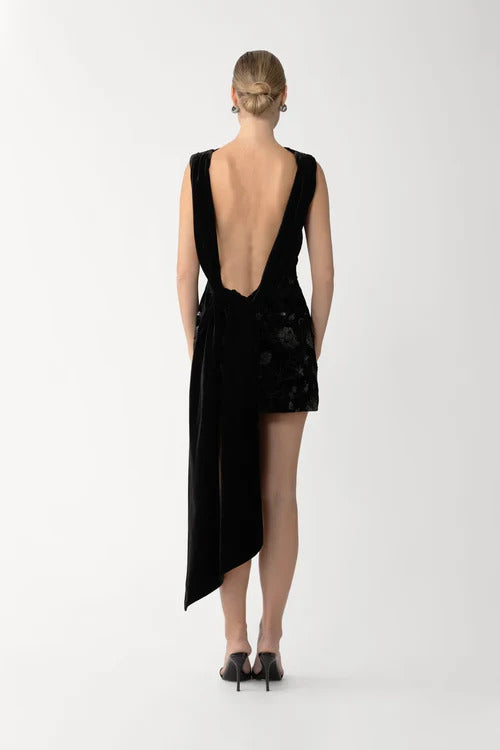 Winter Velvet Mini Dress