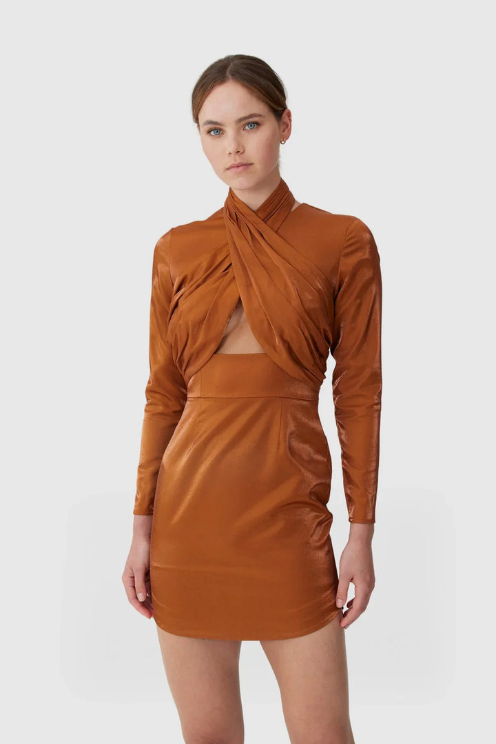 Emilio Long Sleeve Mini Dress