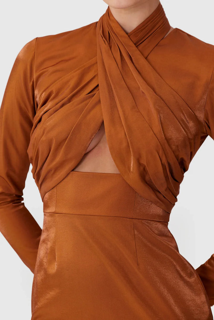 Emilio Long Sleeve Mini Dress