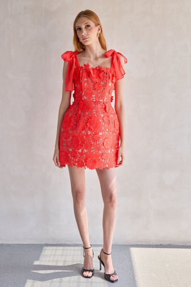 maia mini dress Maia Sleeveless Red Mini Dress – BALBINA