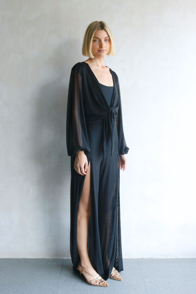 Laura Jumpsuit Con Mangas Mesh