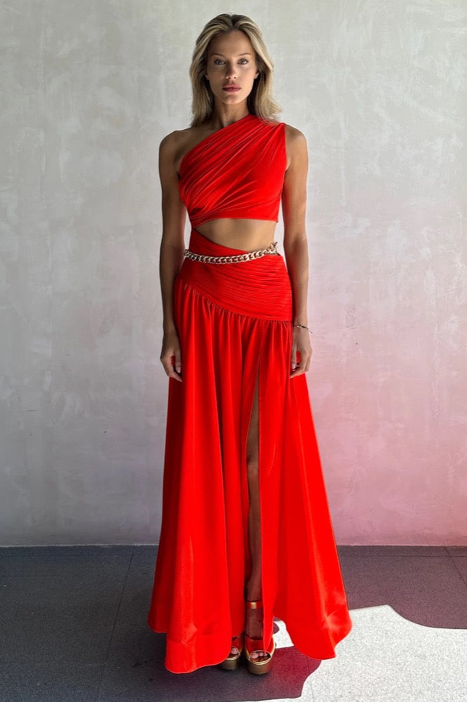 Jafari Flame One Shoulder Sleeveless