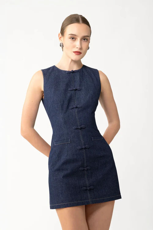 Billie Denim Mini Dress