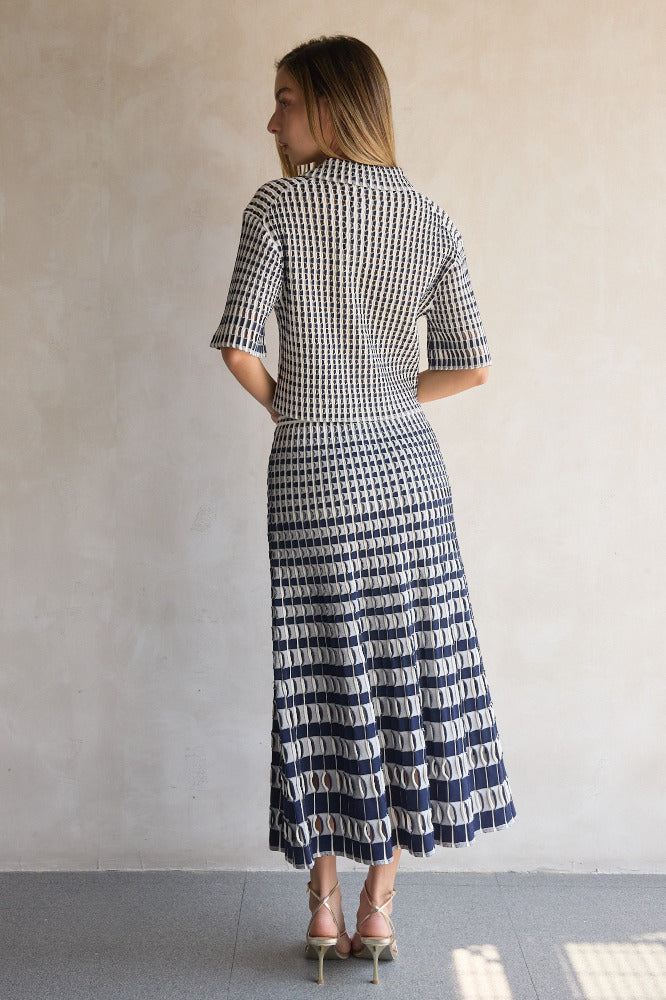 Adley Polo & Larken Midi Skirt