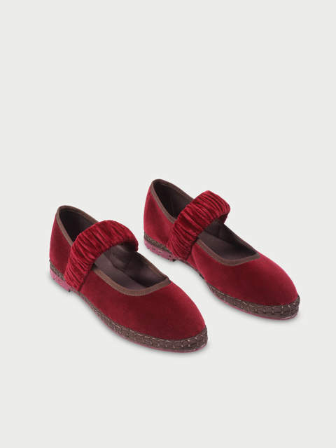Mafalda Burgundy Flats