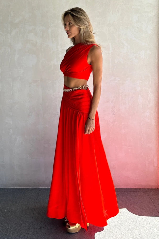 Jafari Flame One Shoulder Sleeveless