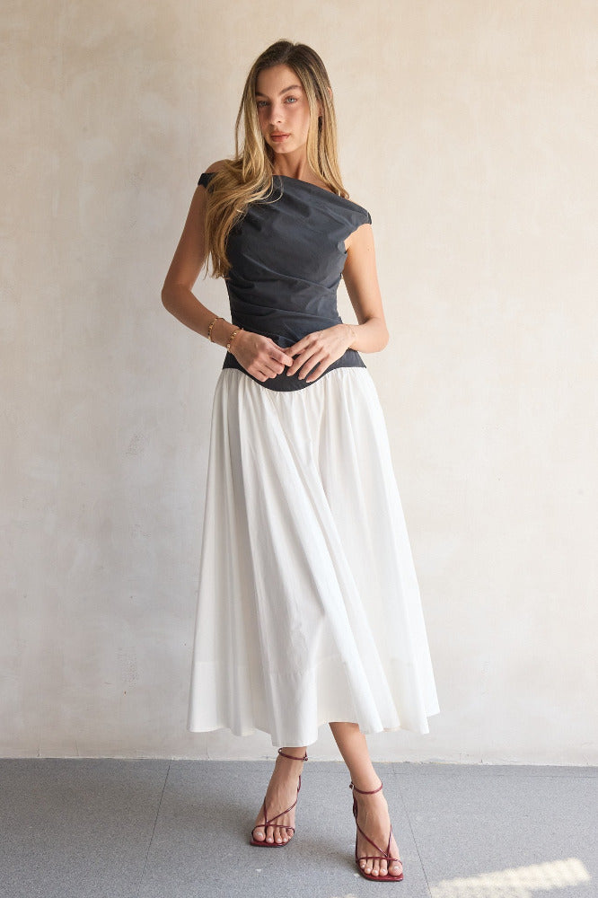 Cersei Off Shoulder Midi Dress