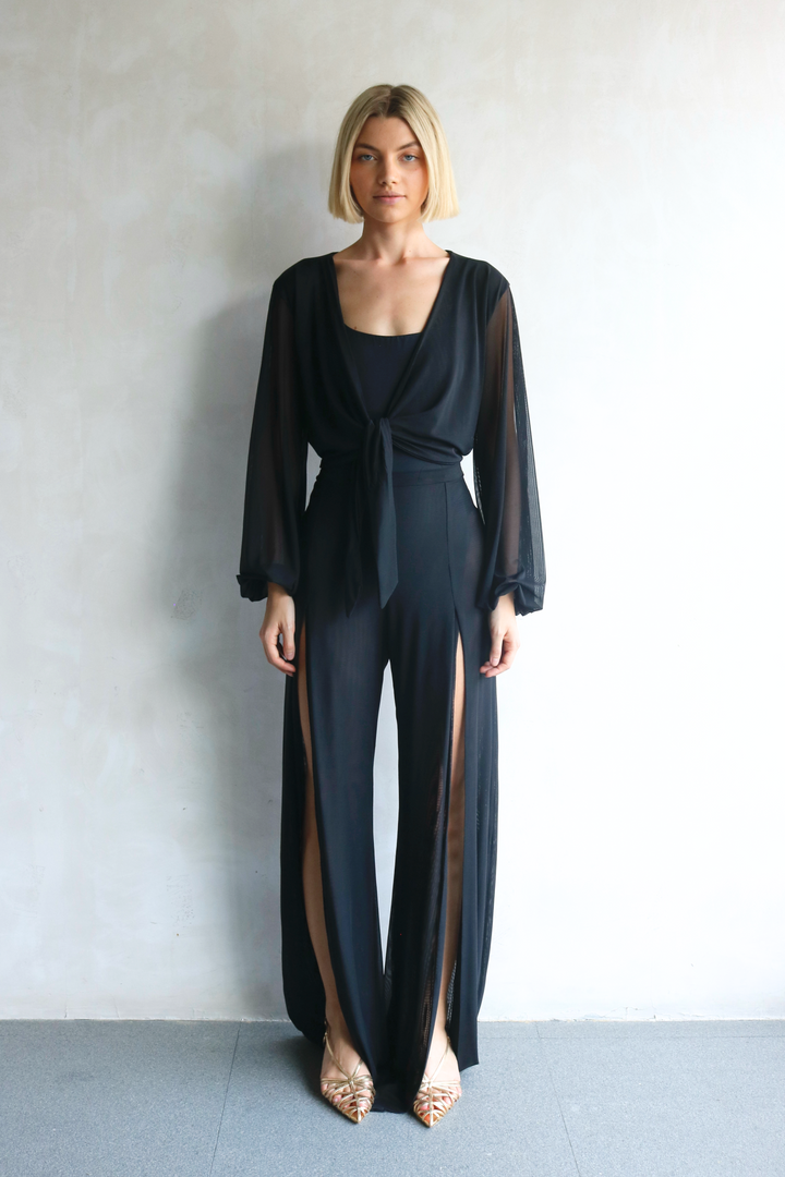 Laura Jumpsuit Con Mangas Mesh