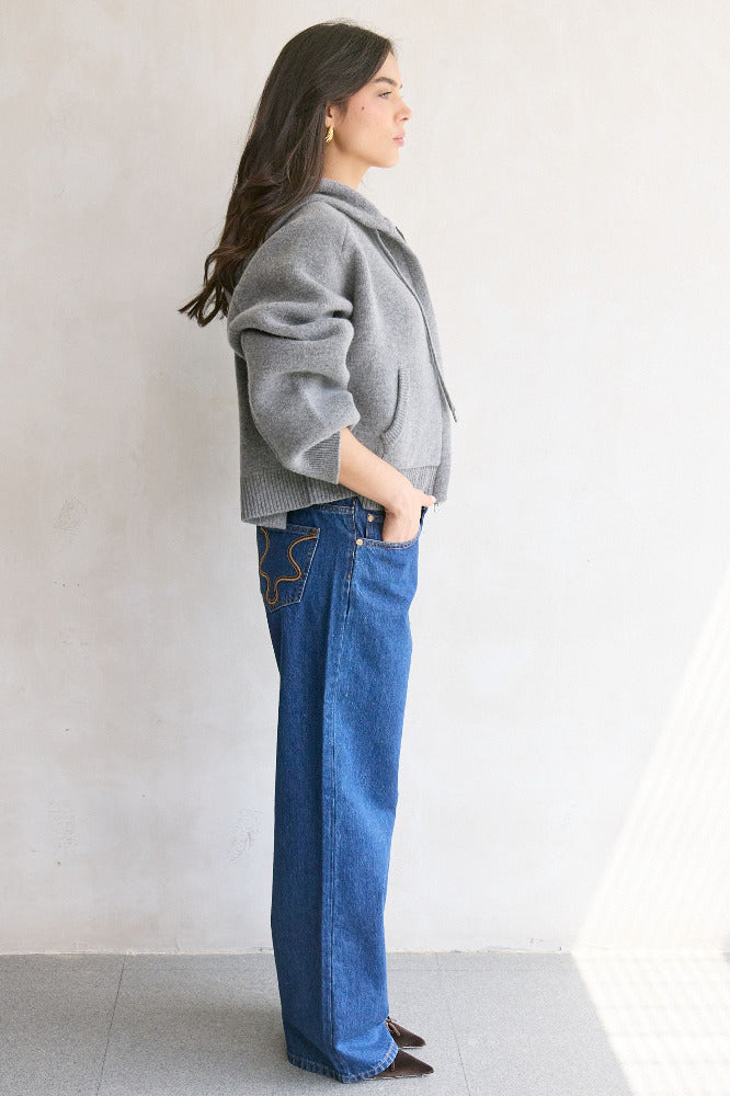 Dakota Cropped Hoodie