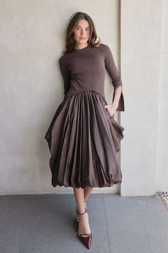 Kenlie Mock Midi Dress