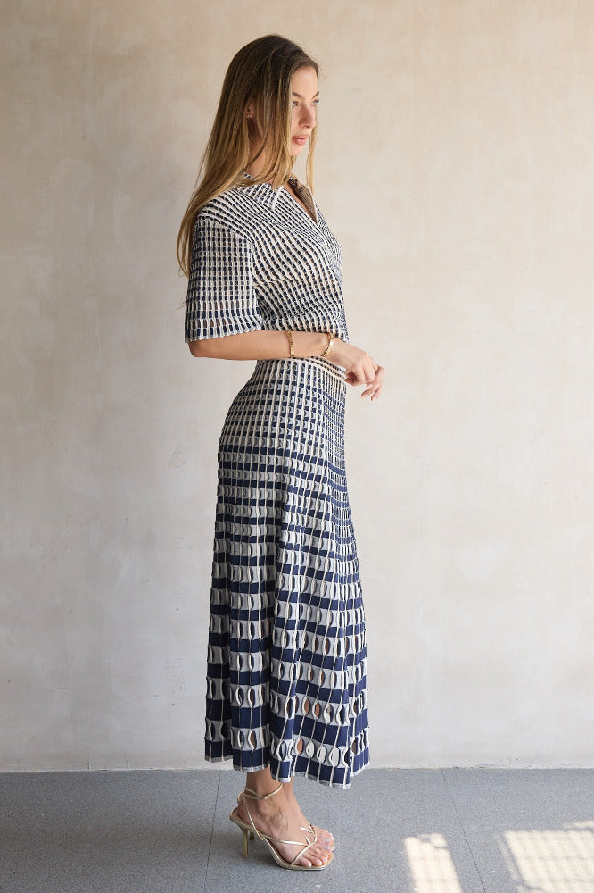 Adley Polo & Larken Midi Skirt