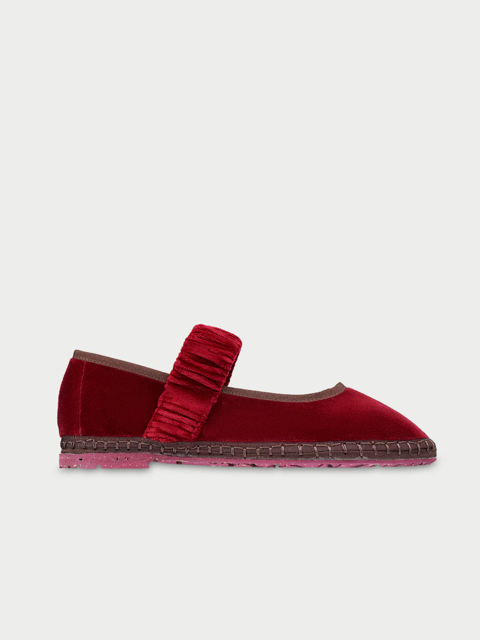 Mafalda Burgundy Flats