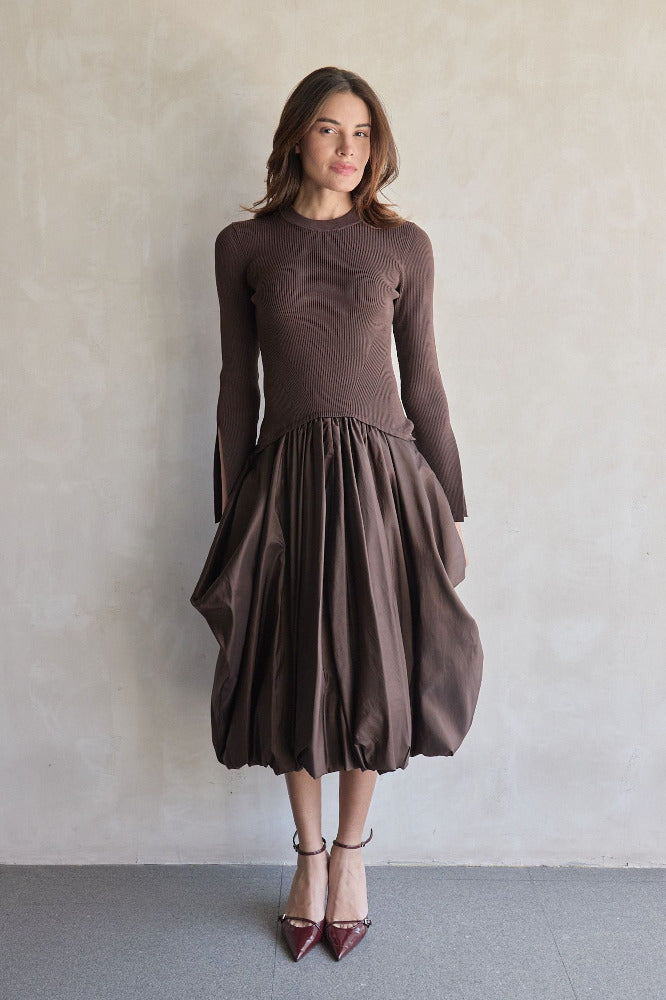 Kenlie Mock Midi Dress