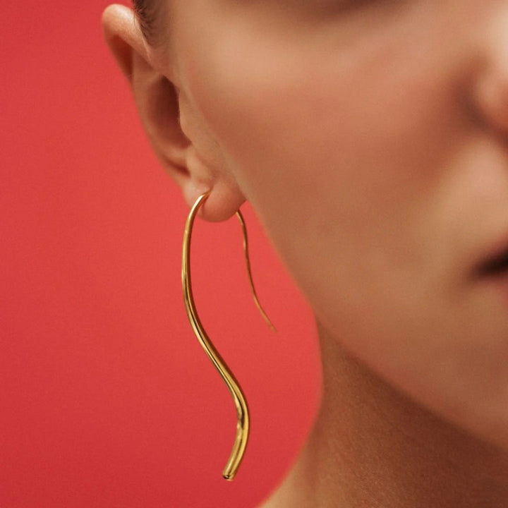 Lenora Earrings Gold