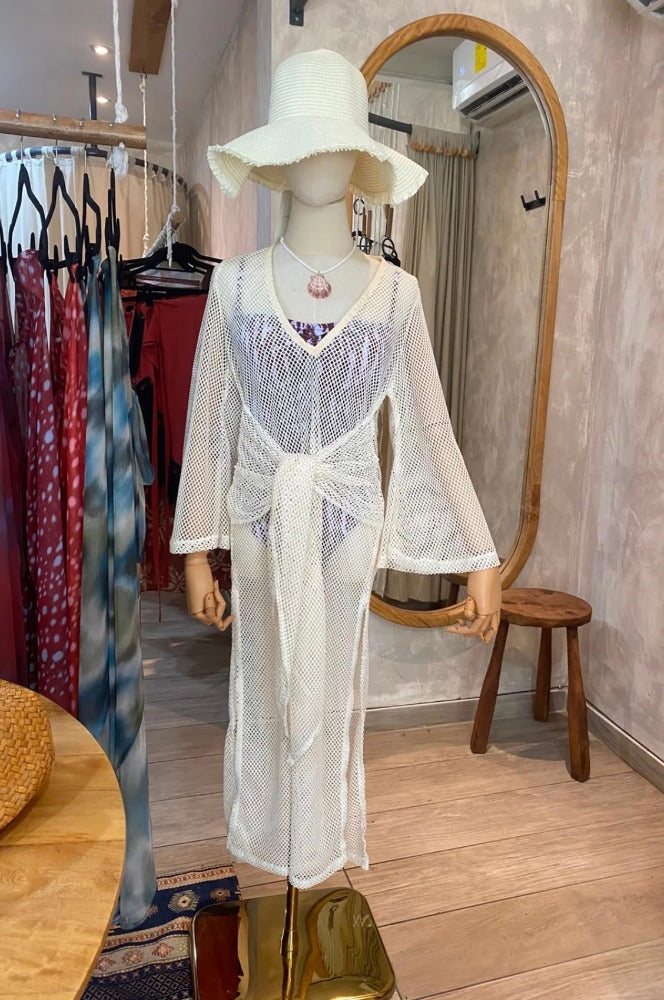 Vestido Maldivas Red Crudo