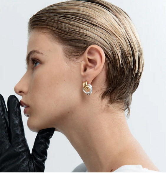 Baby Knot Earrings Mixed