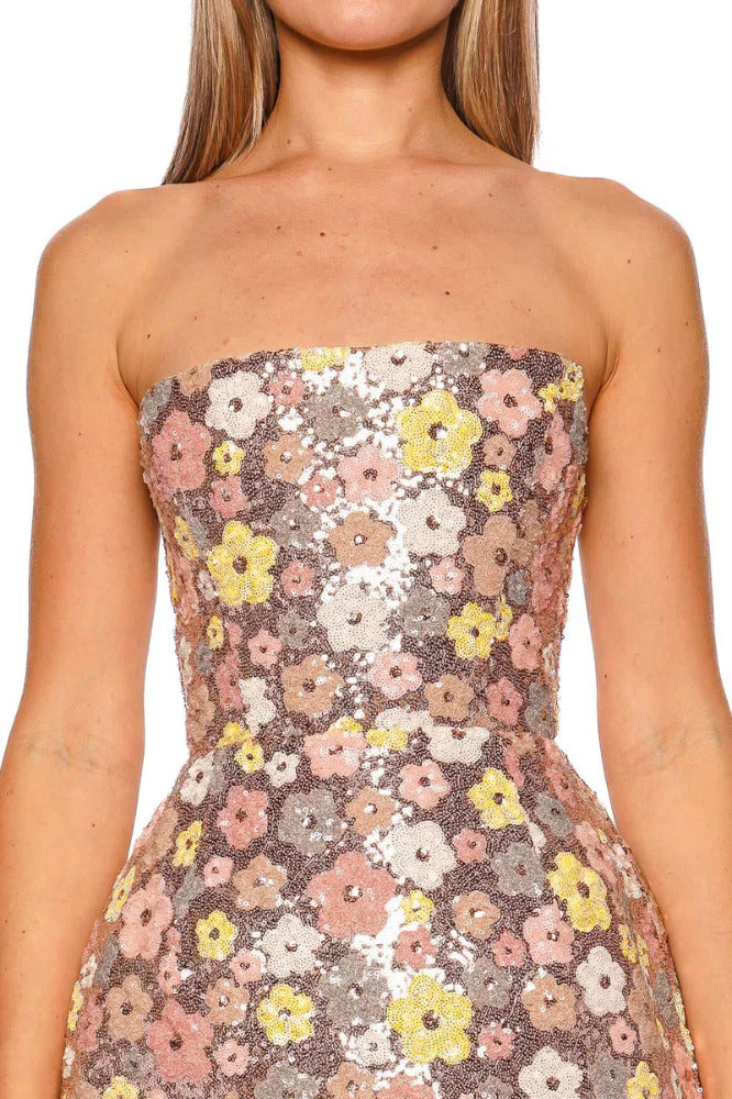 Jasmine Maraya Straples Mini Dress