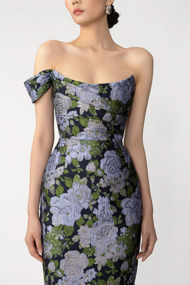 Jackson Jacquard Gown