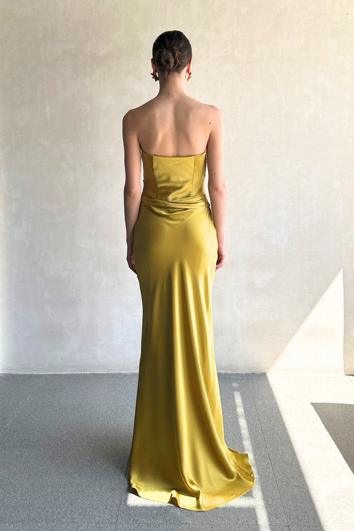 Cowl  Bustier  Gown