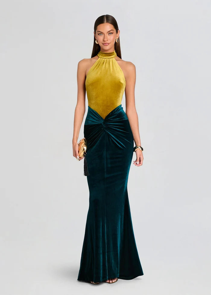 Goletan Velvet Dress