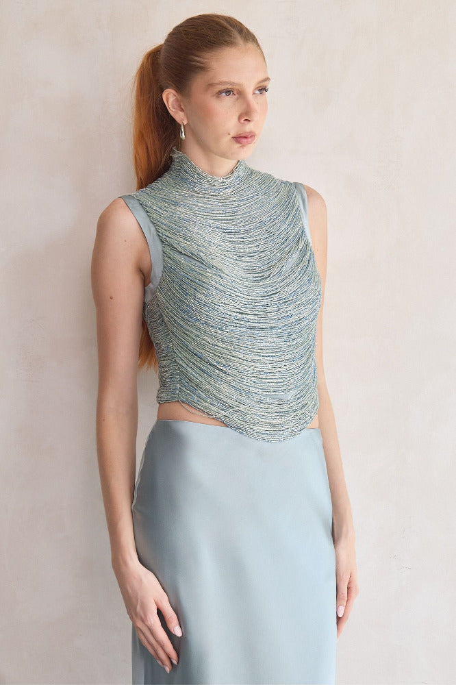 Sleveless & Chantel Set