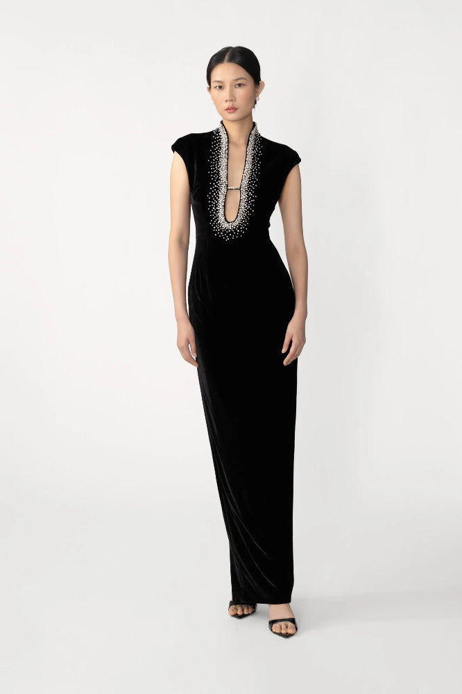 Lenora Velvet Gown