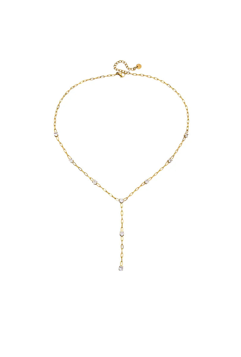 Paperclip Chain Lariat