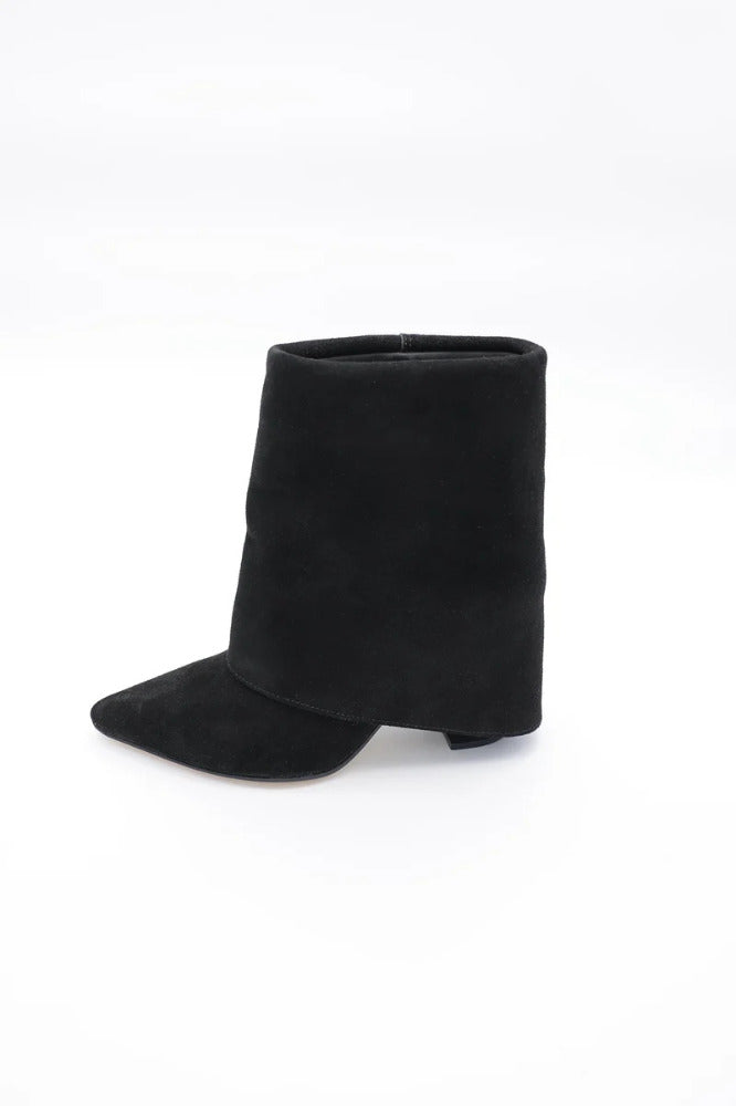 Low Bell Boots Negra Gamuza