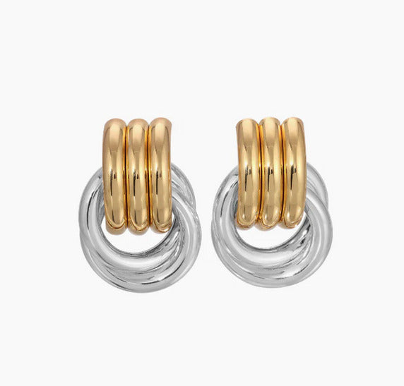 Double Knot Earrings Mixed