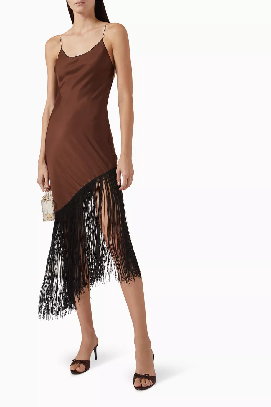 Sashay Asym Fringe Dress