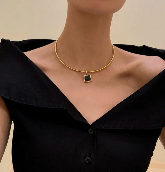 Solene Choker Charm Bundle Gold