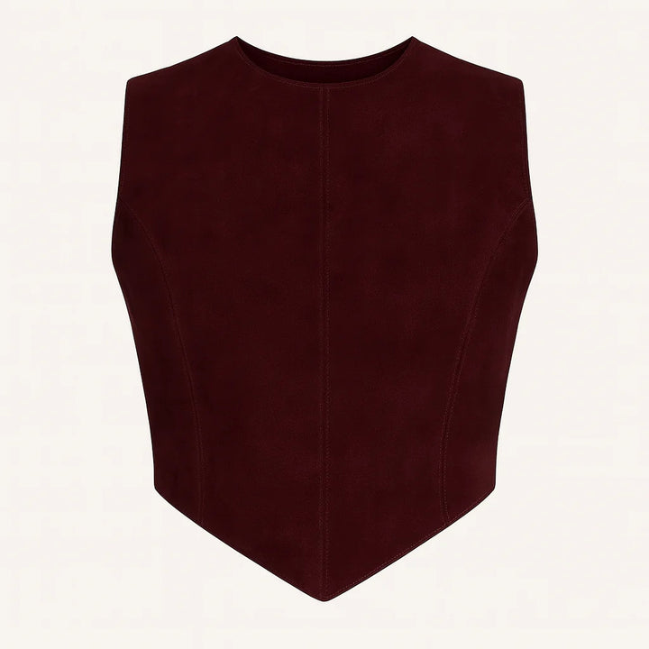 Maria Camila Sam Suede Top