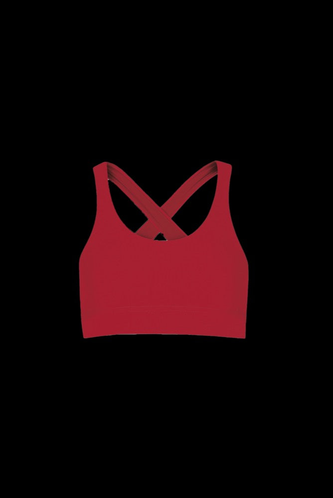 Cadillac Biker The Whitney Cross Sports Bra