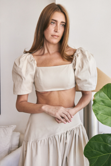 Elvia Garrido Top & Skirt Set