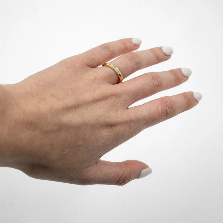 Orbit Pave Ring