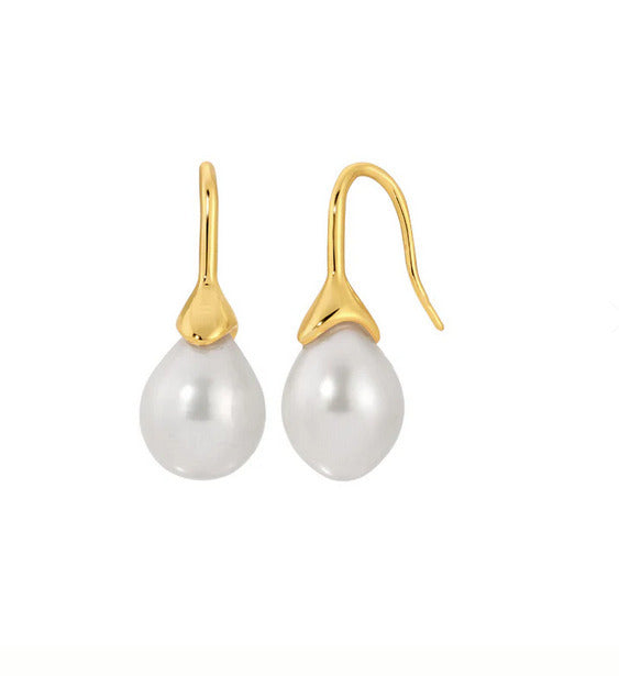 Odette Pearl Earrings Gold
