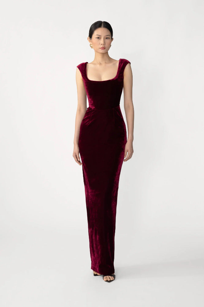 Brooke Velvet Gown