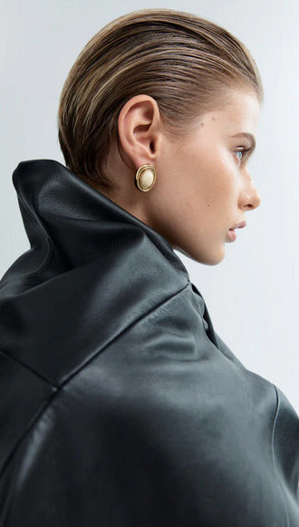 Prize Earrings Cream/Gold