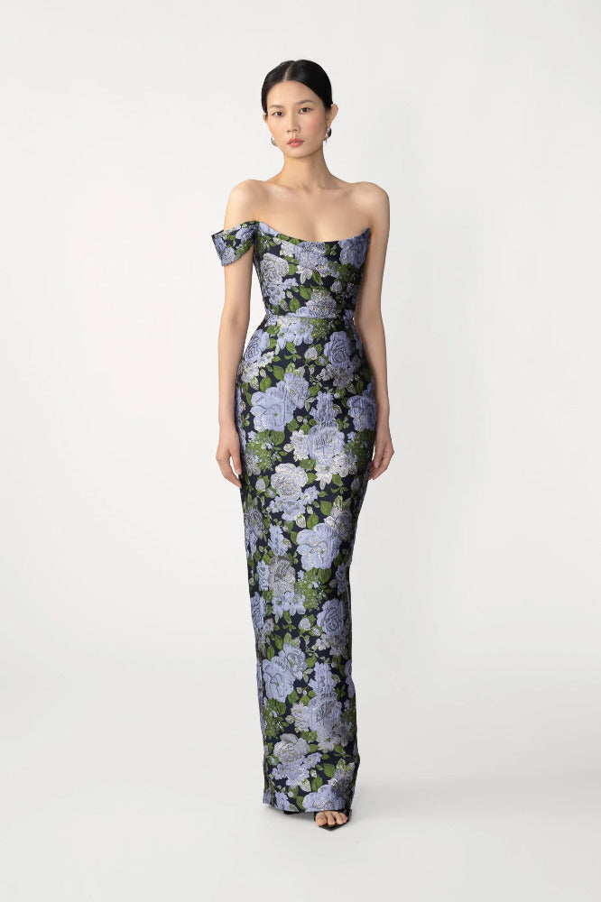 Jackson Jacquard Gown