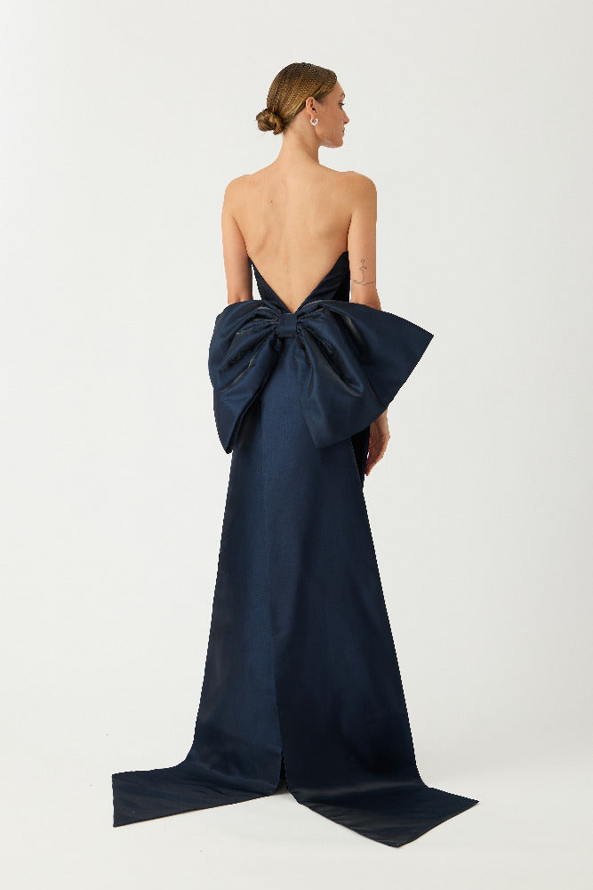 Tiffany Bow Gown in Velvet