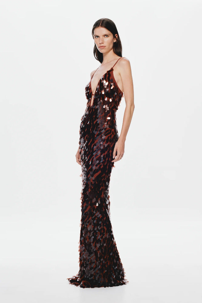 The Sapphire Sequin Dress