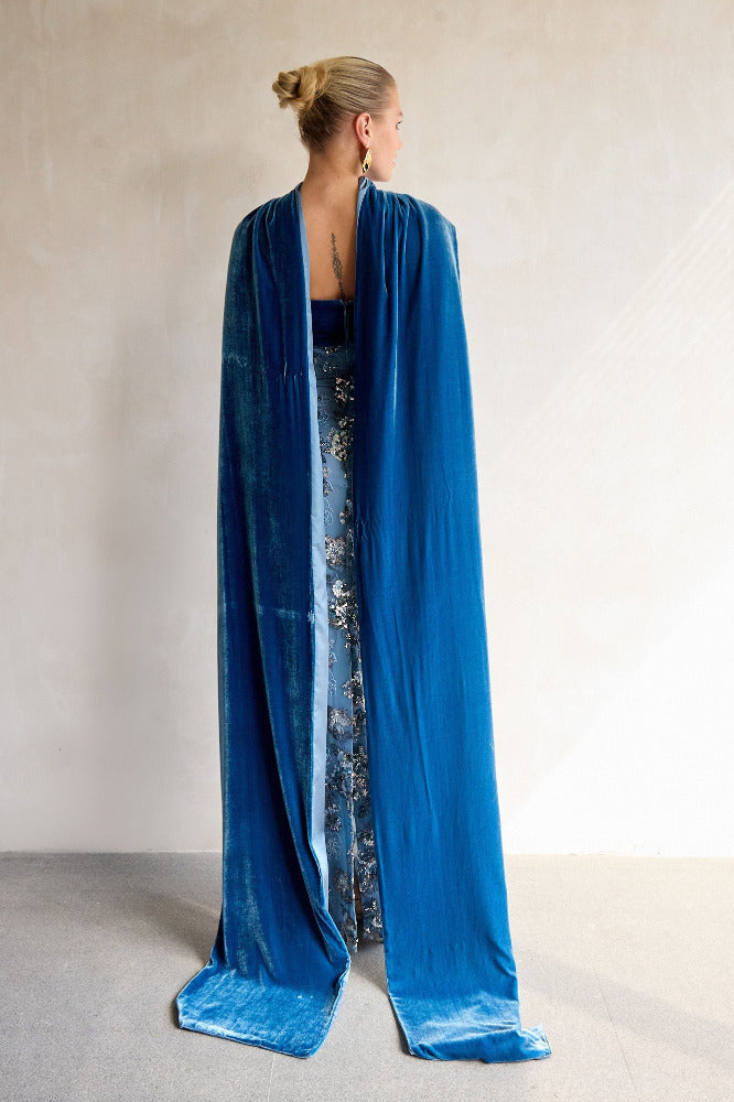 Adrian Embroidered Gown