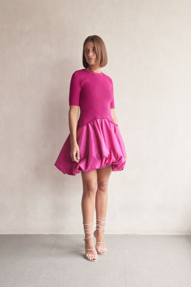 Kenny s/s Bubble Mini Dress