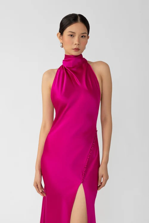 Penelope  Backless Satin Gown