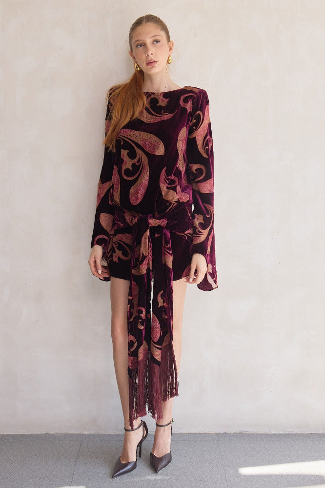 Thesaly Velvet Dress